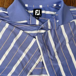 FJ Men's Golf Polo Shirt Stripped Multicolored Size Men's Medium M